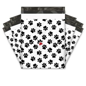 *Buy Now* 25 12 X 15 Paw Pattern Poly Mailers